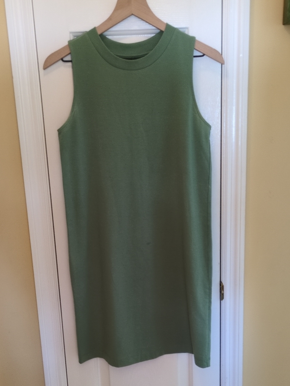 Merona Sleeveless Olive Green Shift Dress